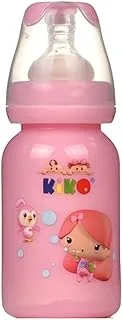 KiKo Colorful Feeding Bottle, Pink, 120 ml Capacity