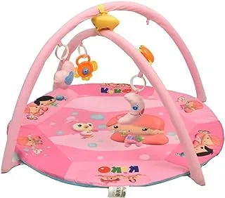 KiKo 01-2211 Baby Velvet Floor Playmate with Toys, Pink