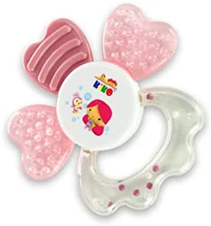 KiKo Baby Water Filled Teether for 3+ Months Baby, Pink