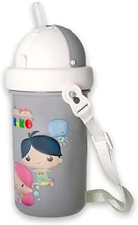 Kiko 16109 sports sipper cup for 6+ months baby, gray