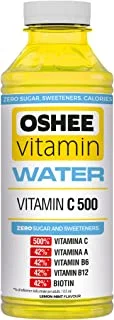 Oshee Lemon & Mint C500 Flavor Vitamin Still Drinking Water, 555 ml