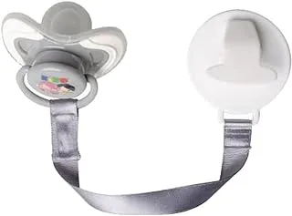 KiKo Pacifier with Silicone Cover for 3+ Months Baby, Gray
