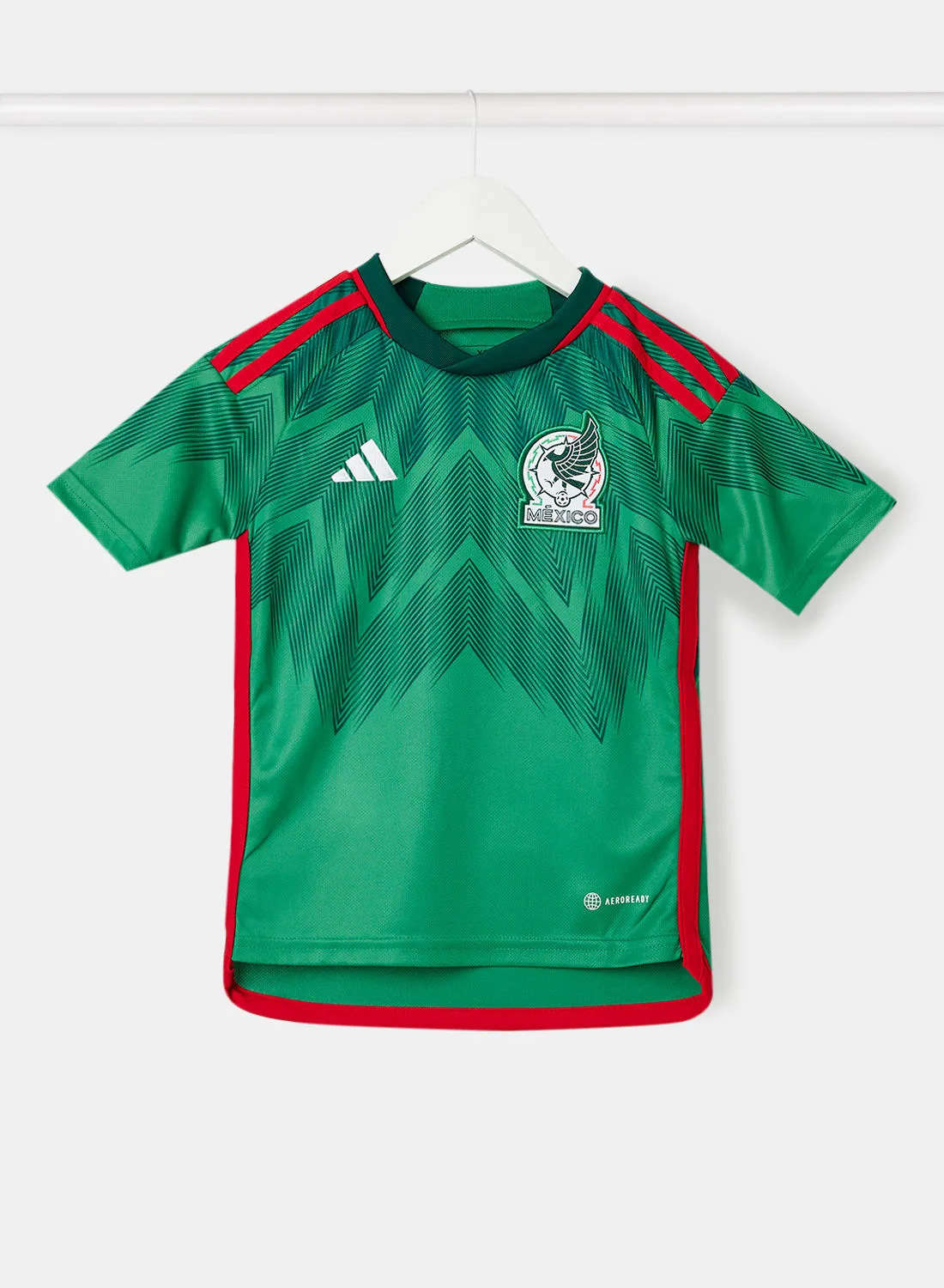 Adidas Youth Mexico 2022 Home Jersey