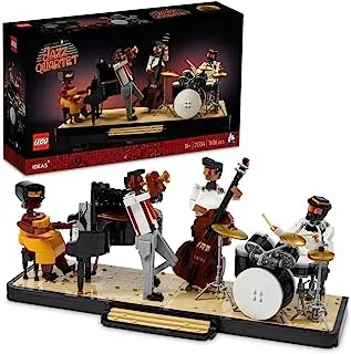 مجموعة بناء LEGO® Ideas Jazz Quartet 21334 للبالغين المحبين للموسيقى (1606 قطعة)