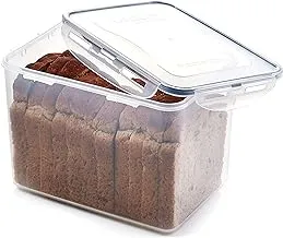 أغطية طعام LocknLock Easy Essentials / تخزين المؤن / حاويات محكمة الغلق ، خالية من BPA ، مستطيل - 16.5 كوب - للحبوب ، شفاف