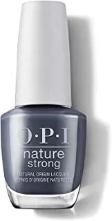OPI Nature Strong Nail Polish, Force of Nailture, Blue Nail Polish, 0.5 fl oz