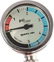 مقياس ضغط Mares XR Line 25X - خرطوم أكسجين Miflex 15 سم - PSI
