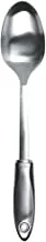 OXO Cooking Spoon Stainless Steel, Silver and Black