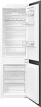 Smeg 60cm Built-in Full Integrated Combined Refrigerator Freezer with Defrost, White Door