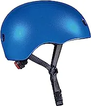 Micro PC Deuluxe Helmet Dark Blue Metallic (M) AC2083BX | Kids Helmet | Bike Helmets | Kick Scooter Helmets | Sports Helmet for Kids Boys and Girls