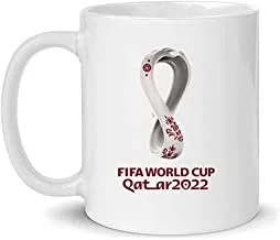 FIFA World Cup Qatar 2022 Graphic Printed Ceramic Mug Generic - 450ml