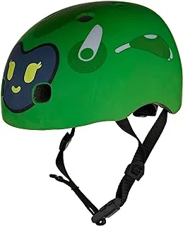 Micro - Helmet Terra S (Expo 2020) - Green | Kids Helmet | Bike Helmets | Kick Scooter Helmets | Sports Helmet for Kids Boys and Girls of Age 6-15 Years with Adjustable Straps