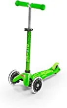 Micro - Mini Deluxe with LED Wheels - Green | Scooter for Kids | Kids Scooter | Scooter with LED Wheels | Scooter for Kids 3-5 Years