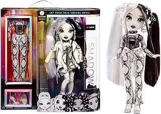 Rainbow High Shadow S1 Heather Grayson Grayscale 11 Inch Fashion Doll, 2 Grey Designer Outfits To Mix & Match With Accessories, Multicolor
