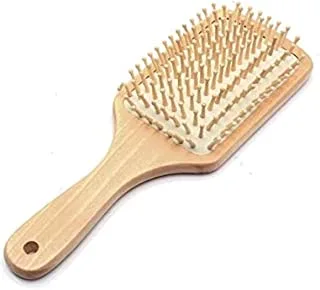 1Pc Wooden Hair Vent Paddle Brush Hair Keratin Care Spa Massage Antistatic Comb Styling Brushes Tools