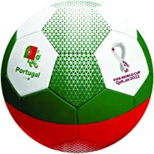 FIFA World Cup Qatar 2022 Football FIFA Qatar 2022 Country Collection, Size 5 - Portugal, Multicolor, 1001435XXS