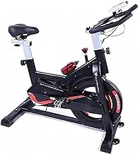 YALLA HomeGym Spinging Bike مغناطيسي داخلي لركوب الدراجات ، دراجة تمارين داخلية بحزام ، شاشة عرض LCD للدراجة الثابتة للمنزل وتمارين القلب والتدريب على الدراجة