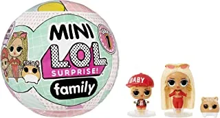 LOL Surprise Mini Family Playset Collection هدية رائعة للأطفال من سن 4 سنوات فما فوق ، متعددة الألوان