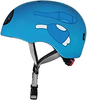 Micro - Helmet Alif S (Expo 2020) - Blue | Kids Helmet | Bike Helmets | Kick Scooter Helmets | Sports Helmet for Kids Boys and Girls of Age 6-15 Years with Adjustable Straps