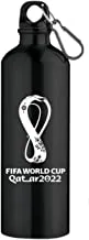 FIFA World Cup Qatar 2022 Graphic Printed Aluminium Water Bottle Generic 750ml Black, RT5009012