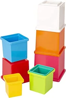 Funskool Stacking Cubes, Multicolor