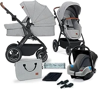 Kinderkraft - Stroller Pushchair 3In1 Btour Light Grey