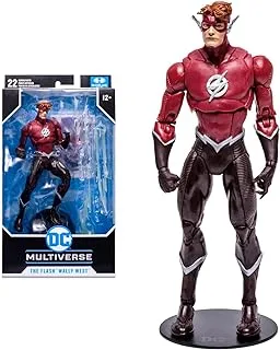 McFarlane TM15243 DC Multiverse 7IN Collectible Figure-The Flash (Wally WEST-RED Suit) ، متعدد الألوان