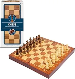 مجموعة الشطرنج الخشبية القابلة للطي
