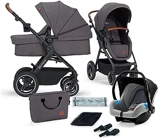 Kinderkraft - Stroller Pushchair 3In1 Btour Dark Grey