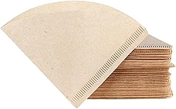 Deals In - Magic Coffee Filter Paper Kind V60 to Refresh Life, Disposable Unbleached, Capacity 2-4 Cups, Color Brown, Organic Wood Pulp and Pack of 40