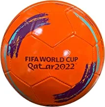 FIFA World Cup Qatar 2022 Football Goal Collection Size 5 Orange, 1001455XXS