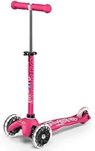 Mini Micro - Deluxe Pink LED | Scooter for Kids | Kids Scooter | Scooter with LED Wheels | Scooter for Kids 3-5 Years