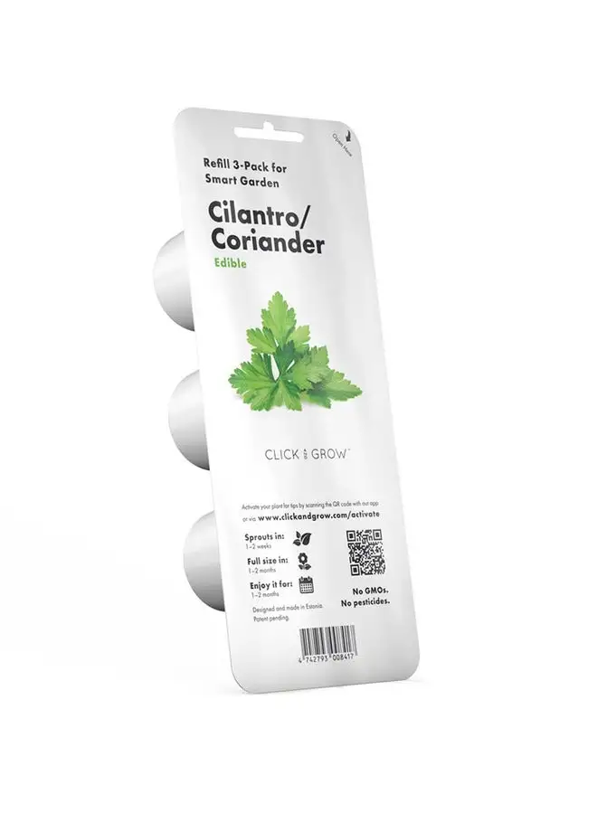 CLICK AND GROW 3-Pack Cilantro/Coriander Seeds