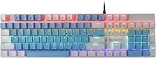 Xunfox K50 104 Key Backlight Arabic Mechanical Keyboard