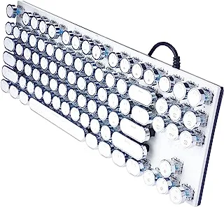 Xunfox K80 87 Key RGB Backlight Gaming Mechanical Keyboard - White