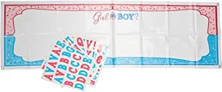 Baby Shower - Girl Or Boy? Personalized Giant Sign Banner