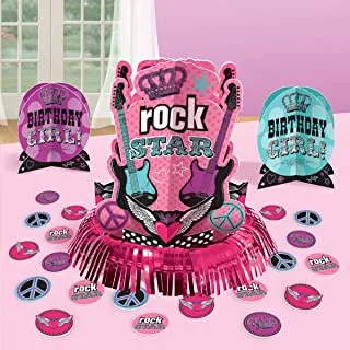 Rocker princess table decorating kit