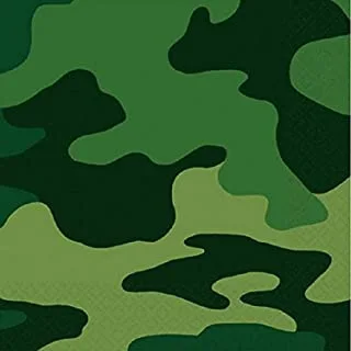 Camouflage Ultra Beverage Tissues 16pcs