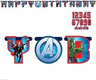 Avengers Add-An-Age Letter Banner