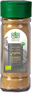 Green Roots Organic White Pepper Powder With Shaker, 55g