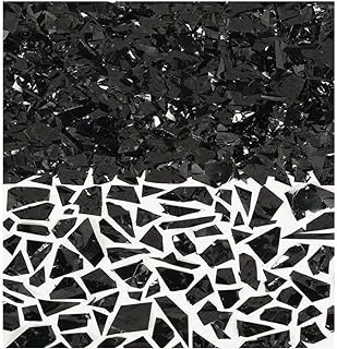 Jet Black Sparkle Foil Shred Confetti 1.5oz