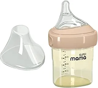 SuperMama PPSU Baby Bottle PCTO (150ml, Pink)