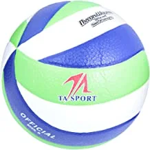 TA Sports 52020095 Cellular Volleyball - 5, Green/White/Blue