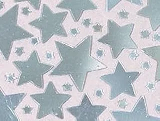 Silver Metallic Star Confetti 2.5oz