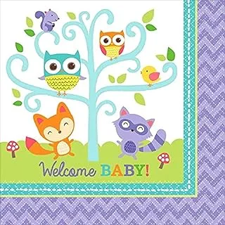 Woodland Welcome Baby Lunch Tissues 16pcs