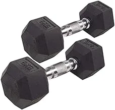 Body Sculpture Dumbbell with Chrome Handle