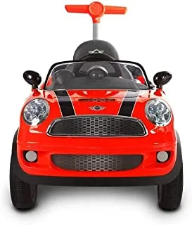 Rollplay Mini Cooper Push Car Red Ride On, Suitable for kids from 12 months +, 42513