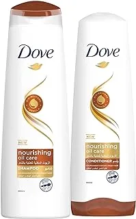 Dove Shampoo Nourishing Oil, 400ml + Dove Conditioner Nourishing Oil, 350ml