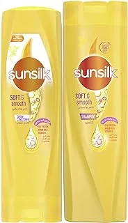 Sunsilk Shampoo Soft & Smooth, 400Ml + Sunsilk Shampoo Conditioner & Smooth, 350ml