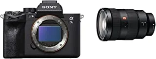كاميرا رقمية كاملة الإطار بدون مرآة من سوني ألفا 7Sm3 مع قدرة احترافية للأفلام والصور الثابتة ، مستشعر صور Exmor R Cmos بإضاءة خلفية 12.1 ميجا بكسل ، أسود وعدسة Sel 24-70M GM لكاميرا سوني أسود